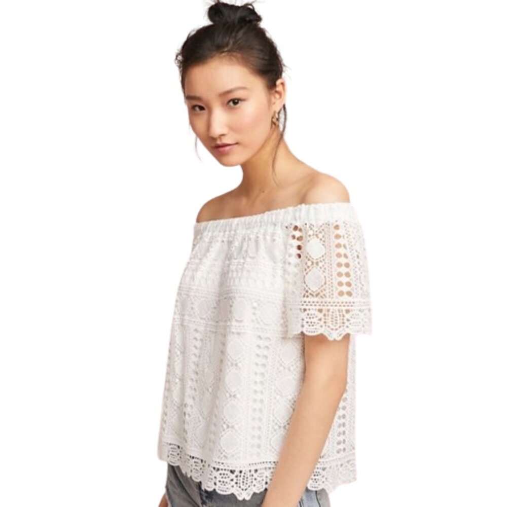 Anthropologie Evie Off-the-Shoulder Top